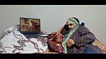 Pakistani girl foreplay her pussy while she watching porn videos